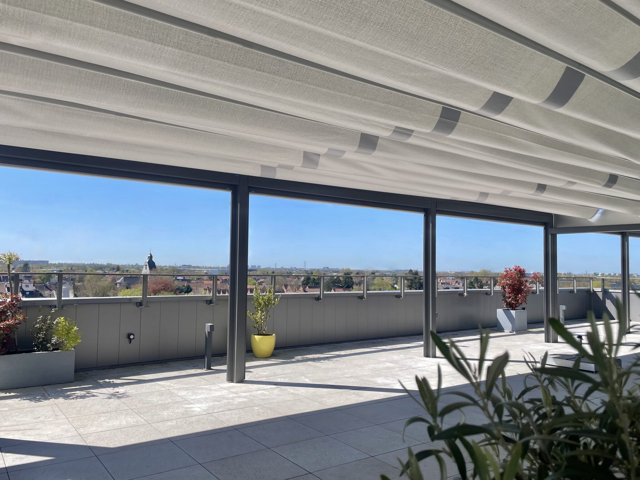 Pergola Corradi pour café et restaurant